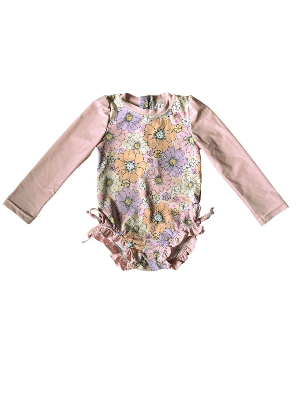 Caden Lane UV Protection Ruffle Bottom Swimsuit - Picture 2 of 10